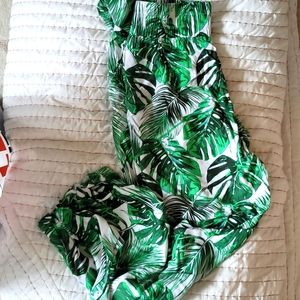 Guess floral wide leg pant